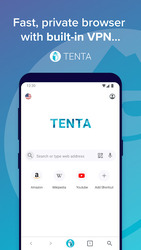 Tenta Private VPN Browser Скриншот 1