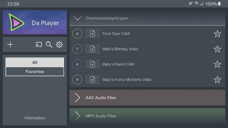 Da Player - Video and live stream player Скриншот 5