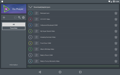 Da Player - Video and live stream player Скриншот 8