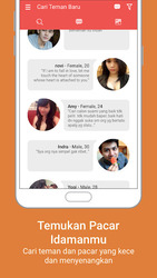 Pacar: Cari Teman Baru Скриншот 1