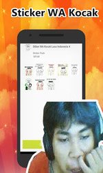 Stiker WA Kocak Lucu Indonesia WAStickerApp Screenshot 5