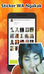 Stiker WA Kocak Lucu Indonesia WAStickerApp Screenshot 6