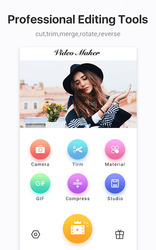Video Maker Video Editor Clipvue - Cut, Photos Screenshot 1