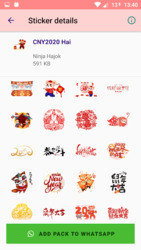 2020 Chinese New Year CNY Stickers For WhatsApp Screenshot 1