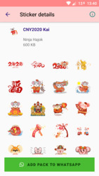 2020 Chinese New Year CNY Stickers For WhatsApp Screenshot 2