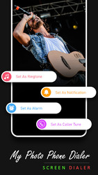 Photo Phone Dialer - My Photo Caller Screen Dialer Скриншот 5