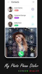Photo Phone Dialer - My Photo Caller Screen Dialer Скриншот 6