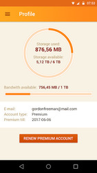 Rapidgator.net File Manager Screenshot 1