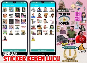 Kumpulan Sticker Keren Lucu WAStickerApps WhatsApp Screenshot 3