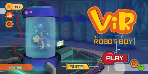Vir The Robot Boy Run Скриншот 1