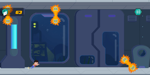 Vir The Robot Boy Run Скриншот 5