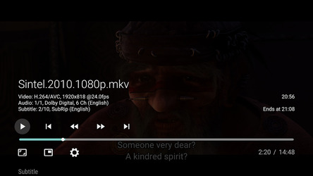 Vimu Media Player for TV Screenshot 1
