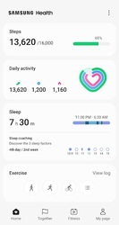 Samsung Health Screenshot 1