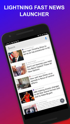 News Home - Full Screen News Widget and Launcher Screenshot 1
