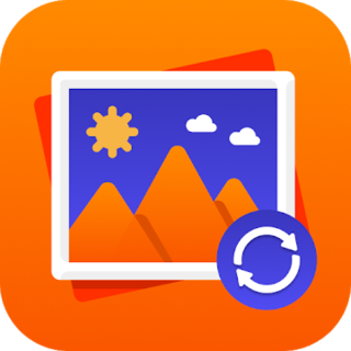 Recover deleted photos, Photo backup Icon