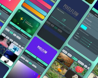 PixelFlow - Intro maker and text animator Screenshot 1