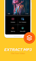 Compress Video: Video Cutter - Audio Extractor Скриншот 2