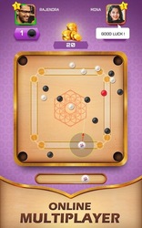 Carrom Friends : Play Carrom Board Disc Pool Game Скриншот 6