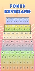 Stylish Text - Fonts Keyboard Скриншот 1