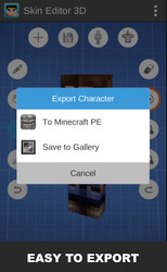 Skin Editor 3D for Minecraft Скриншот 5