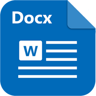 Docx Reader - Word, Document, Иконка