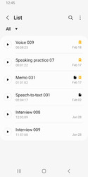 Samsung Voice Recorder Screenshot 7