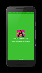 MIUI Custom Font Installer Скриншот 1