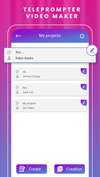Teleprompter Camera - Video Editor & Add Caption Скриншот 1