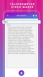 Teleprompter Camera - Video Editor & Add Caption Скриншот 2
