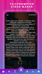 Teleprompter Camera - Video Editor & Add Caption Скриншот 3