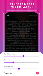 Teleprompter Camera - Video Editor & Add Caption Скриншот 4