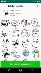 Troll Face Memes Stickers pack for WhatsApp Screenshot 3