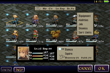 FINAL FANTASY TACTICS : WotL Скриншот 3