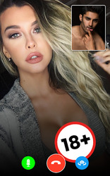 SAX Video Call : Random Girl Video Call Pro Screenshot 1