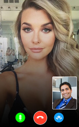 SAX Video Call : Random Girl Video Call Pro Screenshot 2