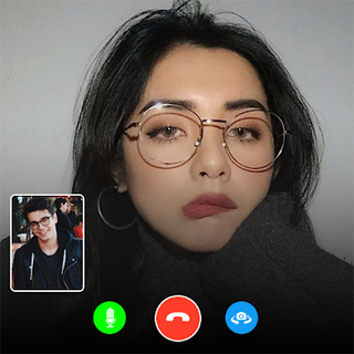 SAX Video Call : Random Girl Video Call Pro Icon