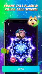 Funny Call Flash & Color Call Screen Screenshot 3