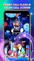 Funny Call Flash & Color Call Screen Screenshot 4