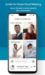 Guide for ZOOM Cloud Meetings Video Conferences Скриншот 1