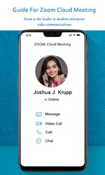 Guide for ZOOM Cloud Meetings Video Conferences Скриншот 4