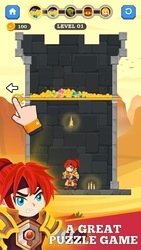 Hero Rescue - Unique Puzzle Скриншот 1