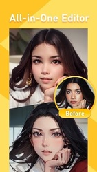 Sweet Selfie: AI Camera Editor Screenshot 2