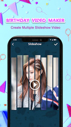 Birthday Video Maker with Song and Name Скриншот 5