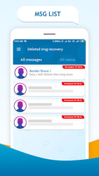 Deleted messages recovery : Notification history Screenshot 2
