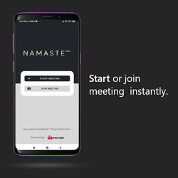 SAY NAMASTE Video Conferencing Скриншот 1