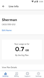 Spectrum Mobile Account Screenshot 2