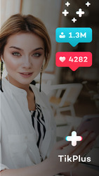 TikPlus for social profiles, likes and fans Screenshot 1