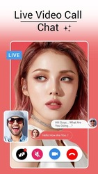 Random Girls Video Call Chat- Live Talk Video Call Скриншот 2