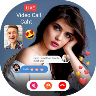 Random Girls Video Call Chat- Live Talk Video Call Icon