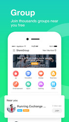 Sharegroup -Share and Join Active Groups Screenshot 1